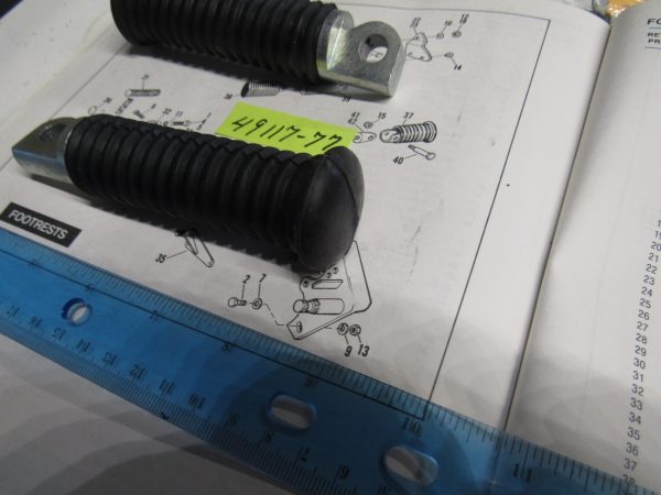 Harley Shovelhead Sportster,Evo Passenger Footpeg Set  1977-up?? - Image 3