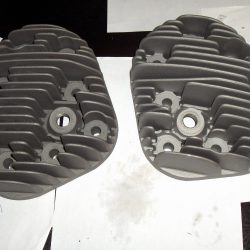 Vintage Harley 45 Flathead Aluminum Heads  1941-73 P/N 16682-39