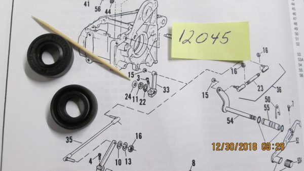 Harley Shovelhead,Evo,Twin-cam 5 Speed Shifter Oil Seal 1980-UP?? P/N 12045 - Image 2