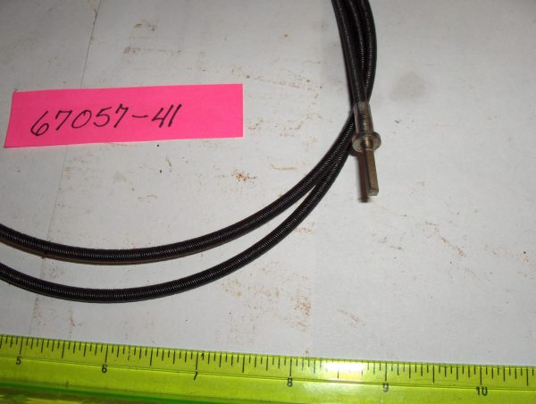 Harley 45 Flathead Solo Inner Speedo Cable  1941-52. P/N 67057-41 - Image 4
