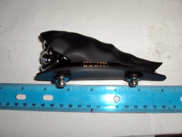Harley Universal Chrome Skull Front Fender Ornament **KOOL** - Image 2