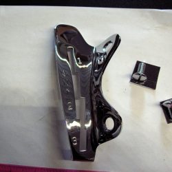 Harley 45 Flathead Solo Chrome Shifter Gate.. 1940-46  P/N 33785-40