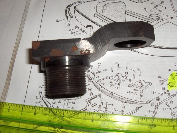 **USED**Vintage Harley Panhead,Shovelhead Sidecar Bracket 1958-72 - Image 2