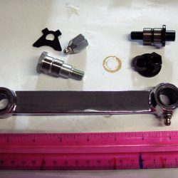 Harley Knucklehead,Panhead.WLC Chrome Front Brake Shackle Bar Kit