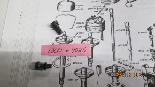 Harley 45 Flathead Solo and Servi-car Timer Mounting Screws 1937-65 - Image 2