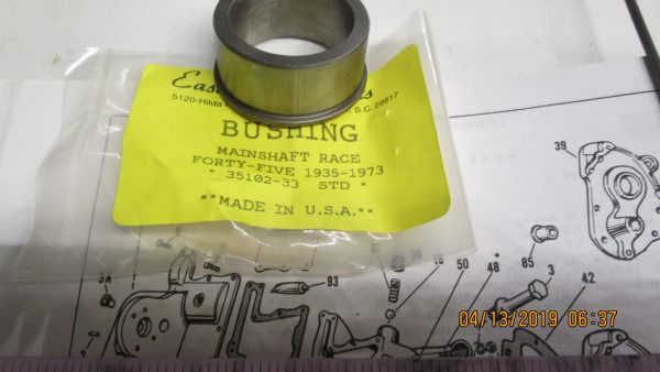 Harley 45 Flathead &  Servi-car Mainshaft Bushing Race 1935-73 P/N 35102-33 - Image 3