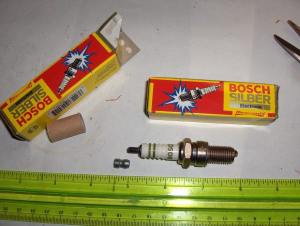 Harley Evoution Sportster Bosch Silver Spark Plug Set - Image 2