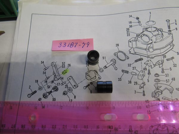 Harley Shovelhead Transmission Shift Lever Bushing. 1979-84 P/N 33187-79