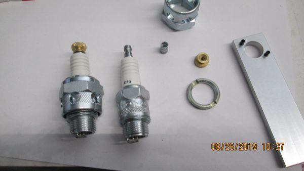 Harley Knuckle,Flathead 18mm Spark Plug Body Set.. Air Cool Plugs