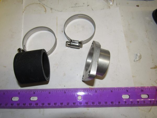 Harley 45 Flathead 3 Bolt Linkert Carburetor Adapter Kit  1935-52 **Mikuni Carbs** - Image 3