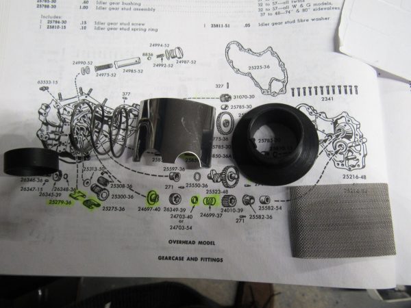 Harley Knucklehead,Panhead,Pinion Shaft Parts Kit.. 1936-53 - Image 3