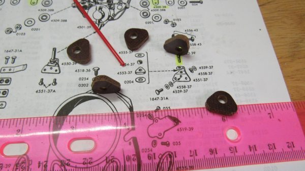 Harley Knucklehead,UL,WLA,WL, Dash Dimmer Switch ,Panel Switch Cam 1939-46*NOS* P/N 4553-37
