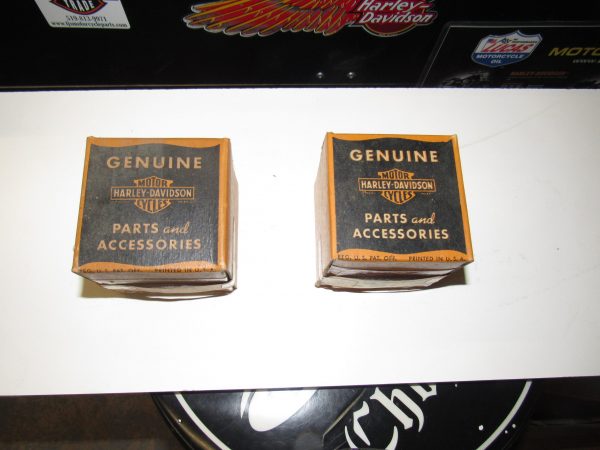 Harley 45 Flathead Solo and Servi-car Piston Set. ".005 Over" NOS 1929-73. P/N 22252-29 - Image 4