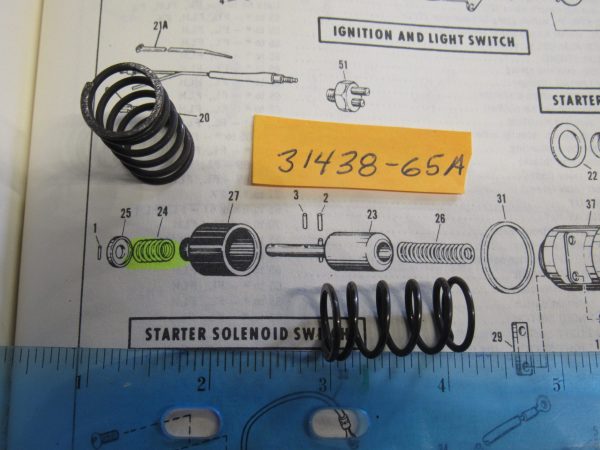 Harley Shovel,Sportster Starter Solenoid Over-Run Spring 1965-88 P/N 31438-65A - Image 3
