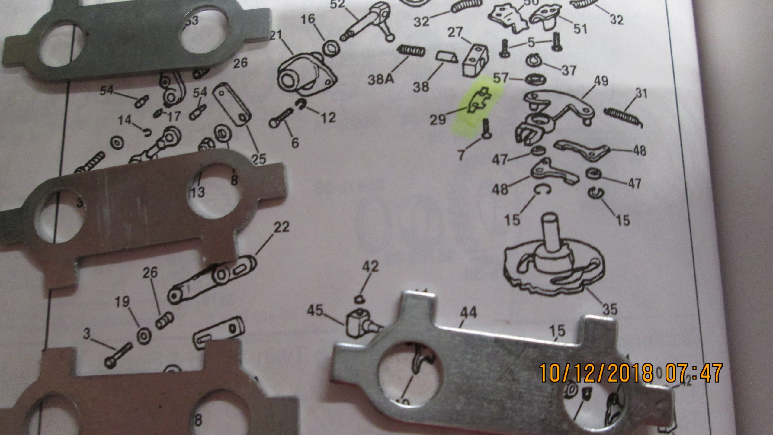 Harley Shovelhead Transmission Shifter Plunger Lock .1979-84. P/N 33197-79