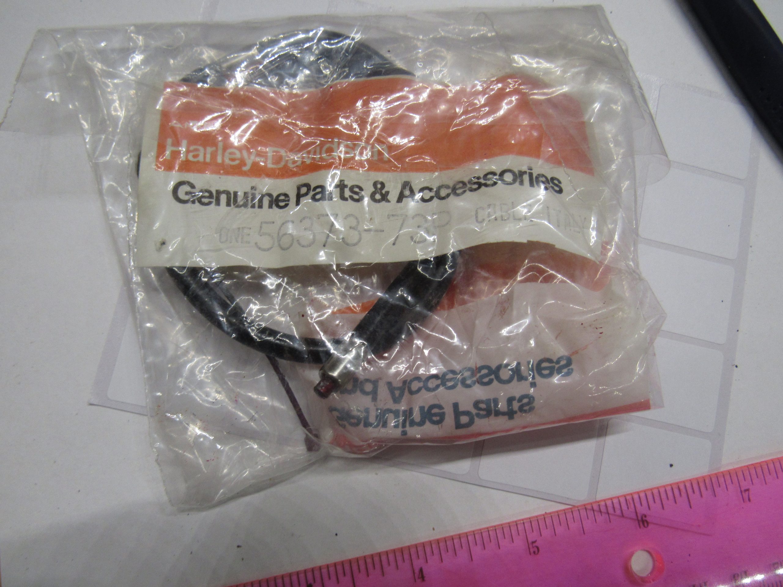 Harley Aermacchi 90-Z Oil Pump Cable Assembly P/N 56373-73P **NOS**