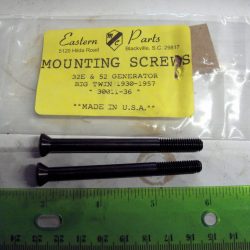Harley Knucklehead,Panhead Generator Mounting Screws  1936-57 P/N 30011-36