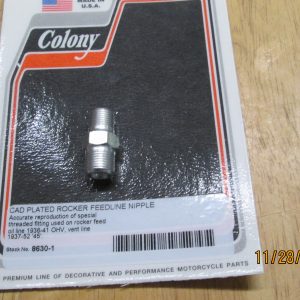 Harley 45 Flathead Solo & Servi-car Engine Case Vent Nipple 1937-73 P/N 25235-36