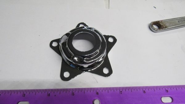 Harley Knuckle,Pan Chrome Wheel Hub Thrust Bearing Cover 1955-66 P/N 43566-55