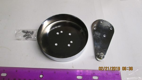 Harley Panhead, Chrome Ratchet Top Cover & Lever. 1974-78 - Image 2
