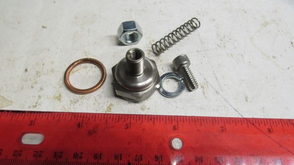 Harley,Knuckle,Pan,Flathead.Carburetor Bowl Lock Nut with Drain *NEW* - Image 5