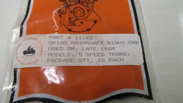 Harley Evolution 5 Speed Mainshaft Right End O-Ring 1984-UP?? P/N 11162