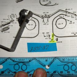 Harley 45 Flathead Solo and Servi-car Throttle Cable Clamp P/N 56604-37