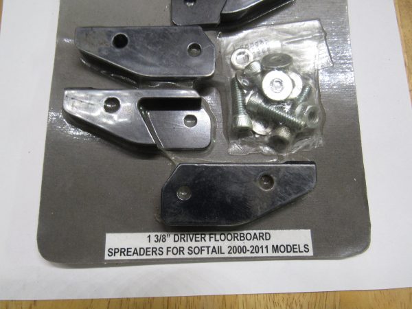 Harley Twin Cam Softail Driver Floorboard Spreaders 1 3/8" 2000-2011 - Image 3
