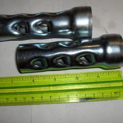 Universal Harley Sportsters Honda,Yamaha 1 1/2"(OD) Baffles.. 4 1/2" Long.