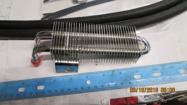 Universal Small Chrome Oil Cooler.. - Image 4