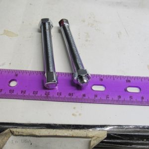 Harley Knuckle,Pan,Shovel Chrome Rear Axle Adjuster Bolts 1936-72 P/N 41576-36