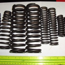 Harley,Knuckle,Pan,Flathead Parkerized Springer Fork Springs Set. P/N 46053-36