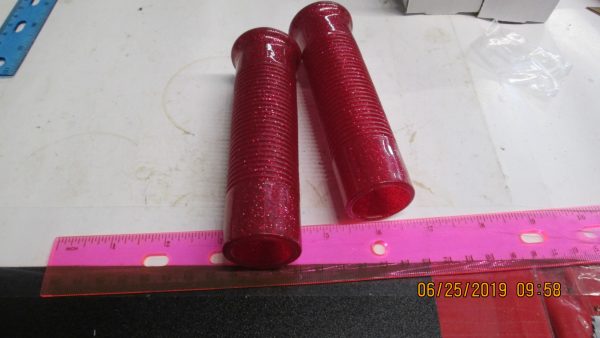 Harley,Sportsters,Shovel,Choppers Red Metal Flake Grip Set *OLD SCHOOL* 1974-UP? P/N 56206-74 - Image 2