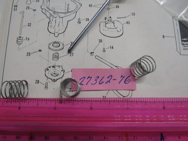 Harley Shovelhead.Evo Keihin Carburetor Diaphragm Springs 1976-89 P/N 27362-76 - Image 2