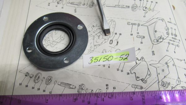 Harley Sportster Transmission Mainshaft Retainer & Oil Seal 1952-84 P/N 35150-52 - Image 2