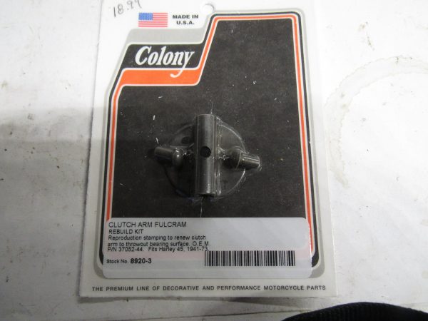 Harley 45 Flathead Solo and Servi-car Clutch Arm Fulcram Rebuild Kit  1941-73. P/N 37052-44