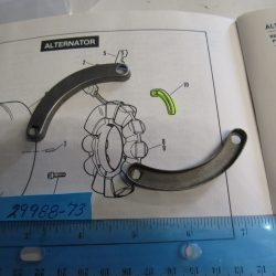 Harley Shovelhead,Evolution Alternator Mount Lock Plate  1970-88