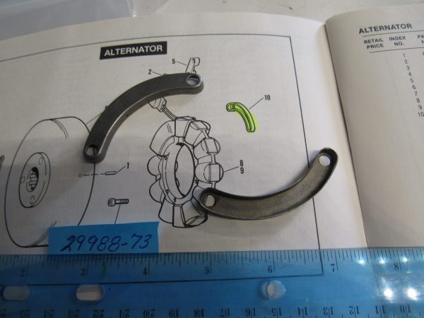 Harley Shovelhead,Evolution Alternator Mount Lock Plate  1970-88