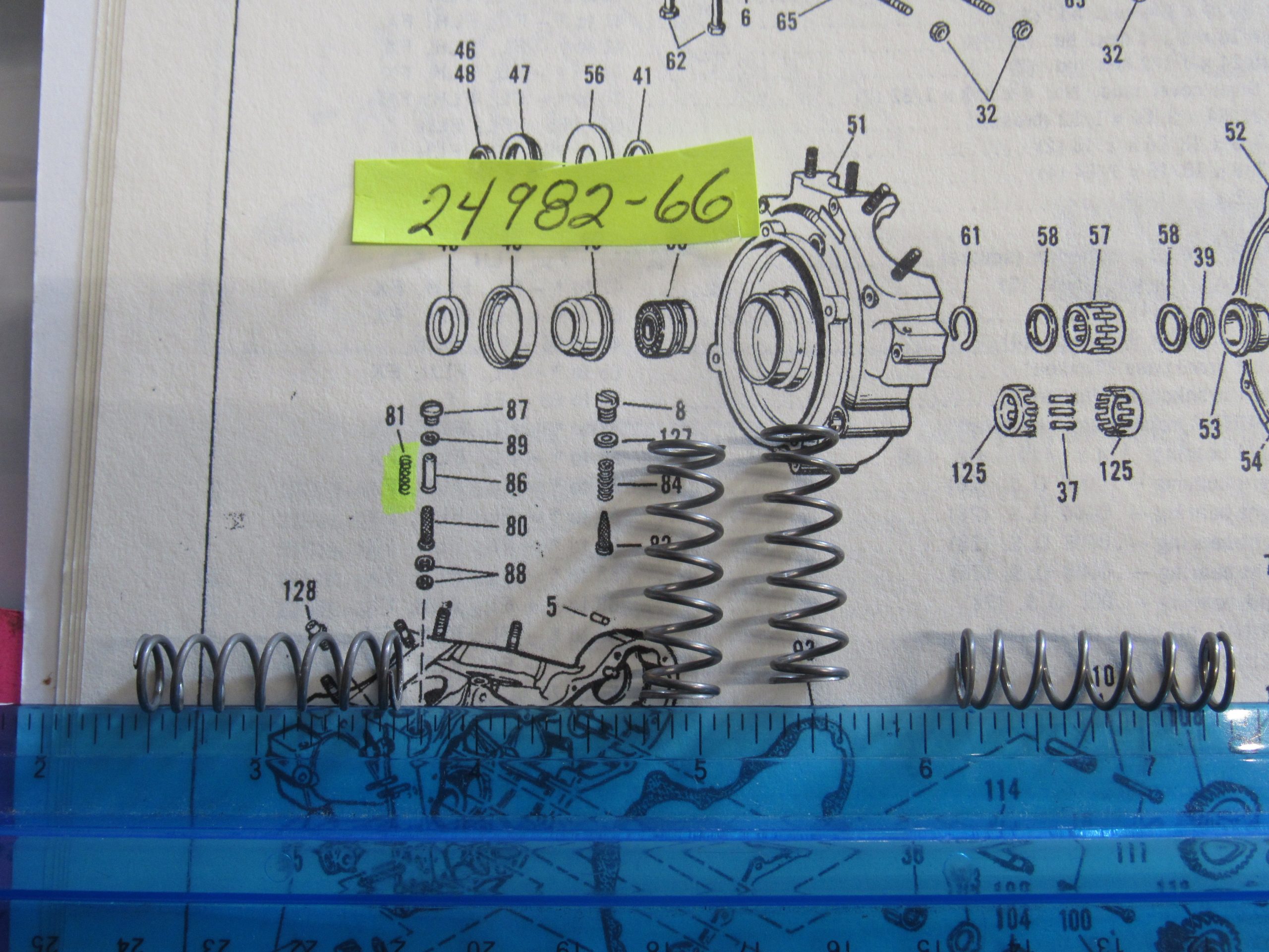 Harley Flat Side Shovelhead Tappet Oil Screen Springs  1966-69 - Image 2