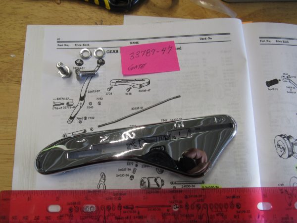 Harley Knucklehead,Panhead Left Side Shifter Gate. 1947-UP?? P/N 33789-47 - Image 4