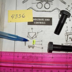 Harley Panhead,Shovelhead Handlebar Clamp Bolts.. P/N 4336