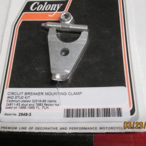 Harley Shovelhead Circuit Breaker Mounting Clamp & Stud Kit 1966-69 P/N 32516-66