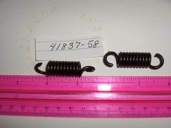 Harley Big Twin Panhead Rear Brake Shoes Springs  1958-62 P/N 41837-58 - Image 2