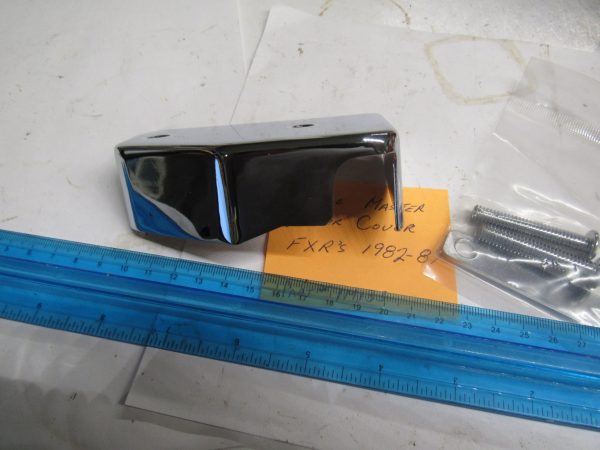 Harley FXR Shovelhead,Evo Rear Chrome Master Cylinder Cover 1982-87 - Image 4