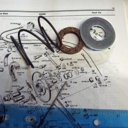 Harley Knucklehead,Panhead,WLC Spring Fork Front Brake Seal Kit