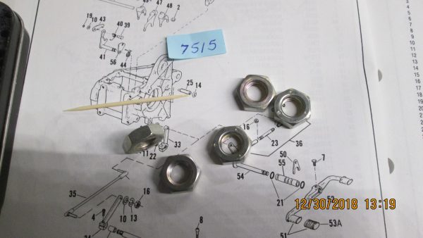 Harley Evo 5 Speed Transmission Shift Arm Jam Nut. 1985-06 P/N 7515 - Image 3