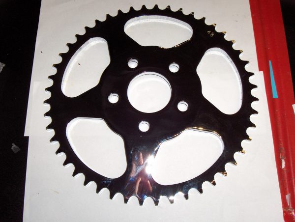 Harley Shovelhead Chrome Rear Drive Sprocket 48 Tooth  1973-84
