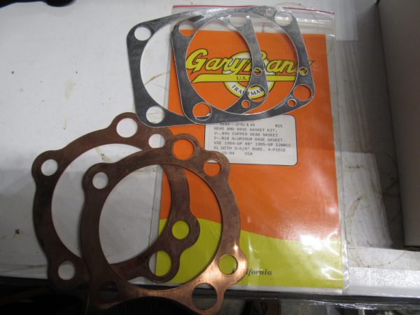 Harley 80" Evolution Big Twins Copper Head Gaskets,Aluminiun Base Gasket 1984-up