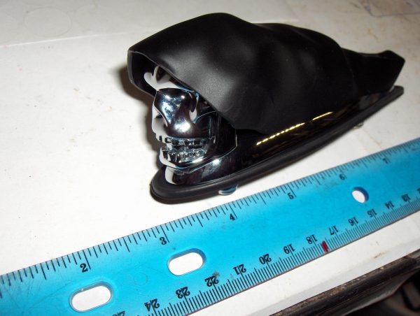Harley Universal Chrome Skull Front Fender Ornament **KOOL** - Image 3