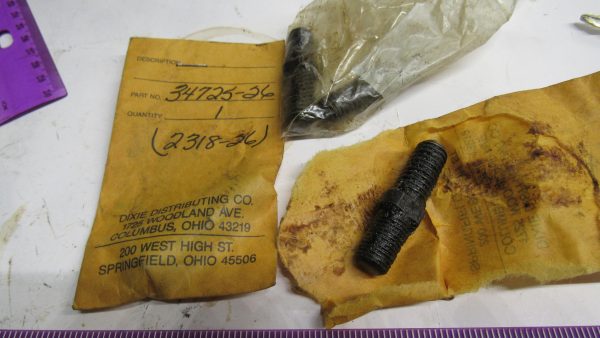 Harley 45 Flathead,Servi-car Tranny Bottom Studs *NOS* 1929-73 P/N 34725-26